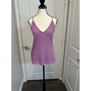 Project Social T x Urban Outfitters Knit Cami Tank‎ Top Small Purple Speckled